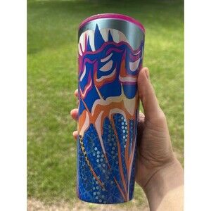 Starbucks Summer Splash 2024, 24oz Stainless Steel Vacuum Tumbler, No Straw